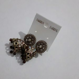 Combo Of 3 Earrings Set