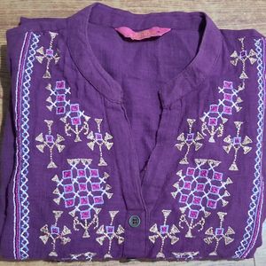 PURPLE KURTI