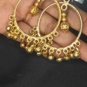 Golden Jhumka Combo