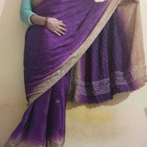 Beautiful Two Shaded Saree