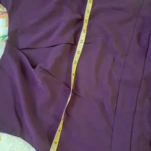 Beautiful Purple Gown Style Dress