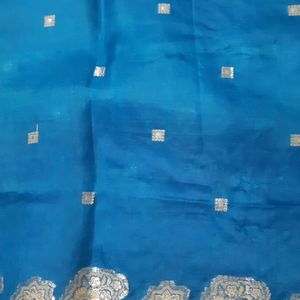 Heavy Blue Saree