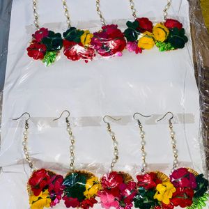 Haldi Jewellery Flower Teeka 12 Pieces