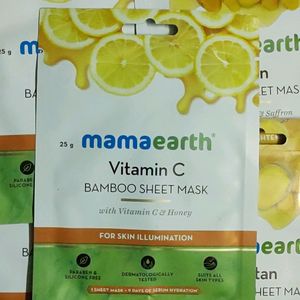 Pack Of 5 Mamaearth Sheet Mask