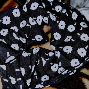 Women Fluffy Hair Scrunchies Band Set