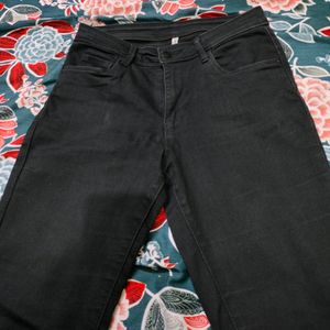 Black Rise Skinny Fit Jeans