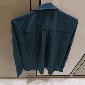 H &M Green Formal Shirt