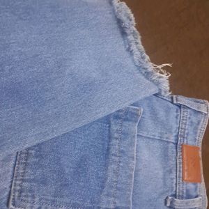 WIDEE LEGG MARINE BLUE DENIM