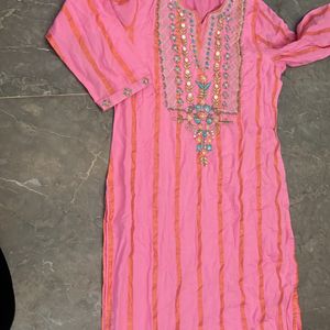 Traditional Cotton Blend Stylish Kurti For Women