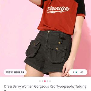 Dressberry Red Tee🎀🤍💌