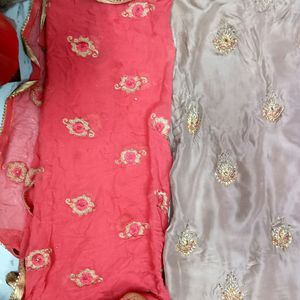 New Condition Suit Set Khakhi Colour