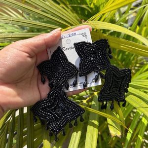 Black Handmade Earrings