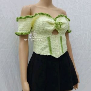 Crochet Victorian Corset Top