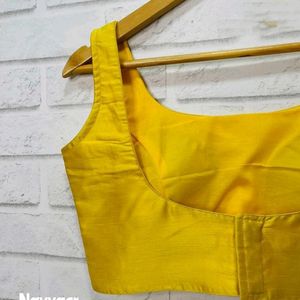 Beautiful Yellow Blouse For Woman