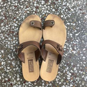 Nude Brown Slippers