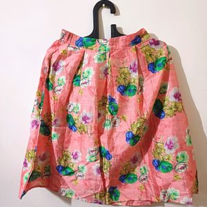 💥🆕️ Floral Pastel Pink Skirt