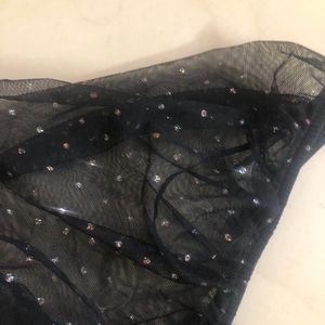 Rhinestone Black H&M Dress