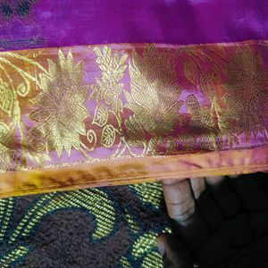 A Beautiful Pure Silk Kanchipuram Saree