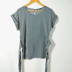 Black Striped Top (Women's)