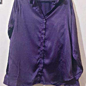 Purple Silk Shirt.