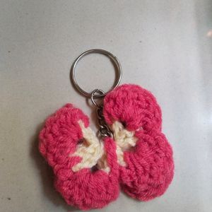 Butterfly Crochet Keychains Set Of 2