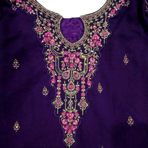 Pink Purple Garara Dress