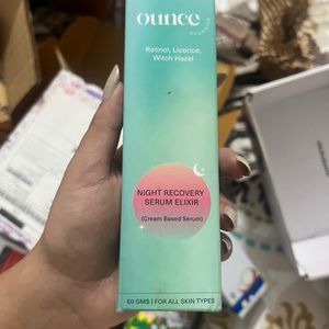 Ounce Organic Night Recovery Serum Elixir