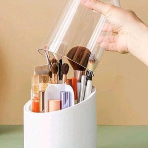 Rotating Makeup Brush Organizer