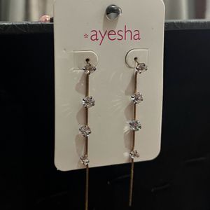 Ayesha Diamond Studded Stone Earrings