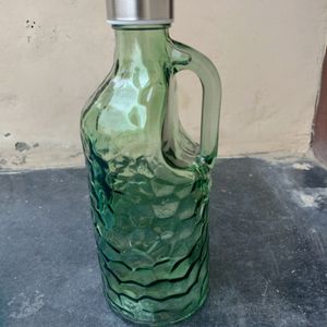 Glass Handle Water Bottle 1 Ltr (3 Pcs)