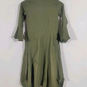 Olive Green DRESS