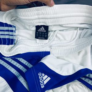 🇹🇭Adidas Three Stripes White&Blue Short