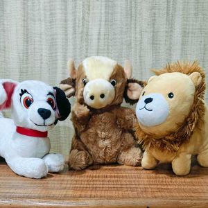 Combo Of 3 Imported Plushies Toys