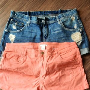 Combo Of 2 Pairs Shorts