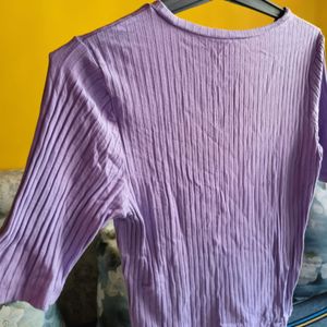 Lavender Top plus free scarf