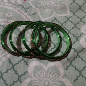 Green Breakable Bangle E