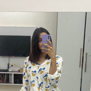 Donald Duck Print Shirt