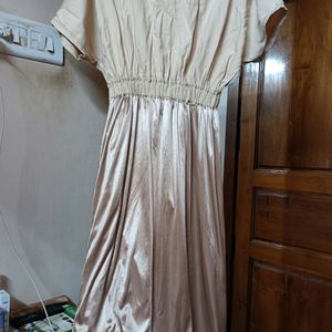 BEIGE KOREAN DRESS