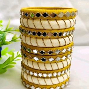 Yellow Shade Bangles 💛