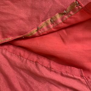 Pink Stitched Kurta