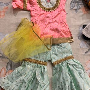 Sharara Suit For 1 Year Old Girl