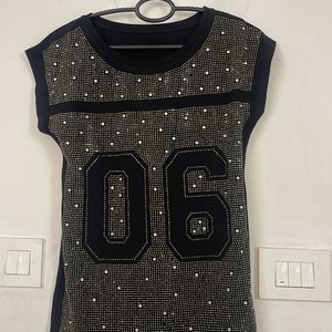 Beaded Glitter 06 Jersey Party Tee