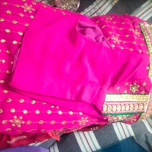 Pink Heavy Saree For Wedding