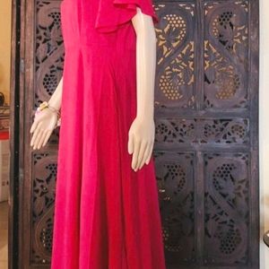 Skater Long Designer Dress New With Tag