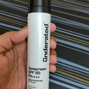 Combo Of Underated Serum And Sunscreen