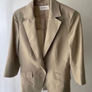 OVERSIZED BEIGE BLAZER FOR WOMEN- L/XL SIZE