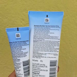 Neutrogena Sunscreen Combo