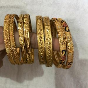 Bentex gold Bangles 4 set