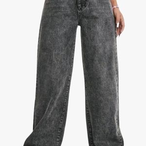 Charcoal Baggy Jeans