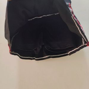Black Style Skirt With Panty For Baby Girl